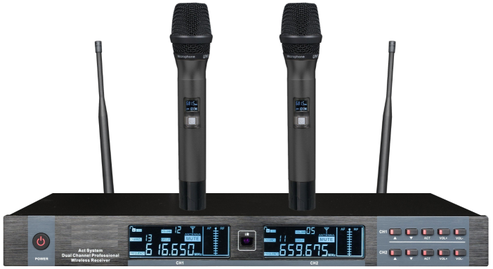 一拖二U段无线话筒 PDS-P62