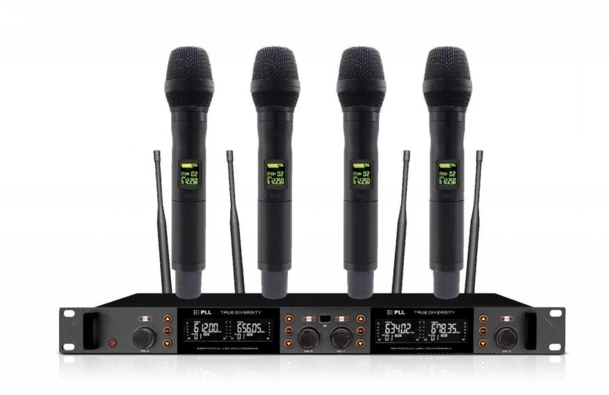 一拖四真分集无线话筒 PM40D