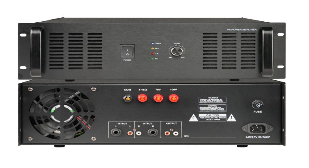 纯后级广播功放系列