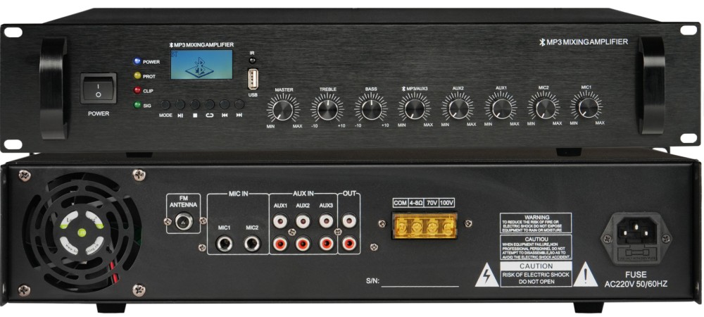  带蓝牙MP3合并广播功放系列